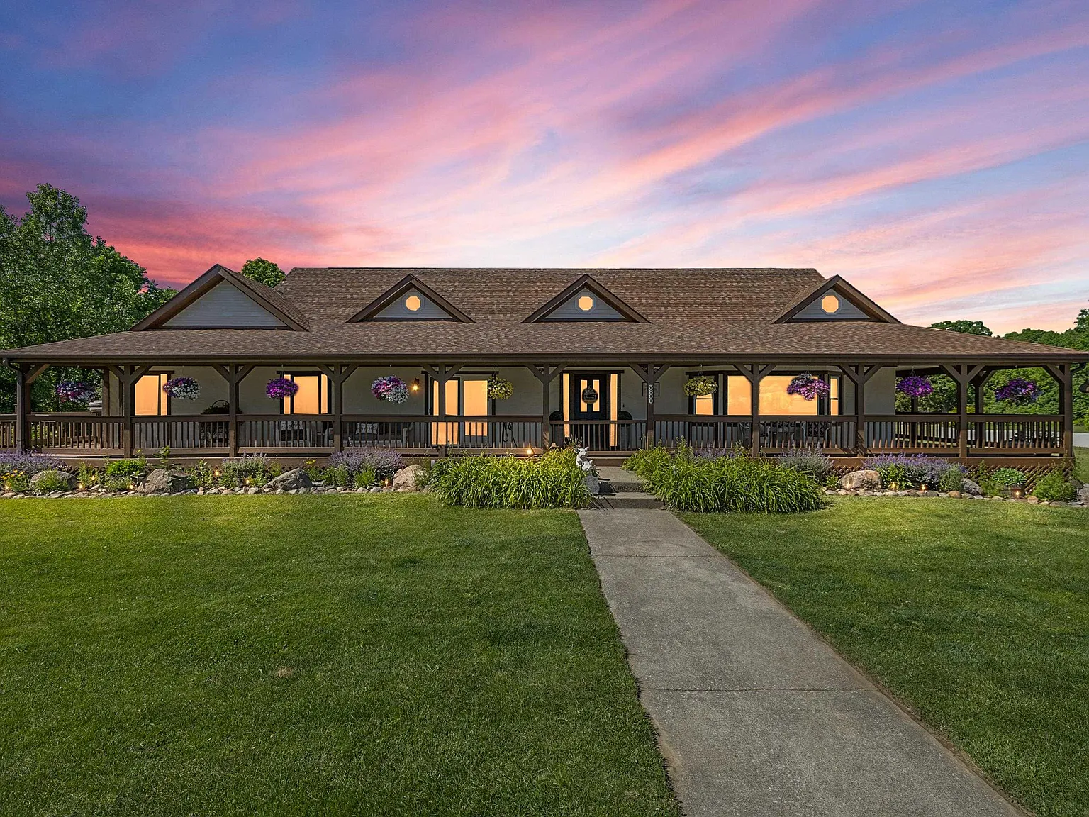 Home exterior after painting in Rochester Hills, Michigan