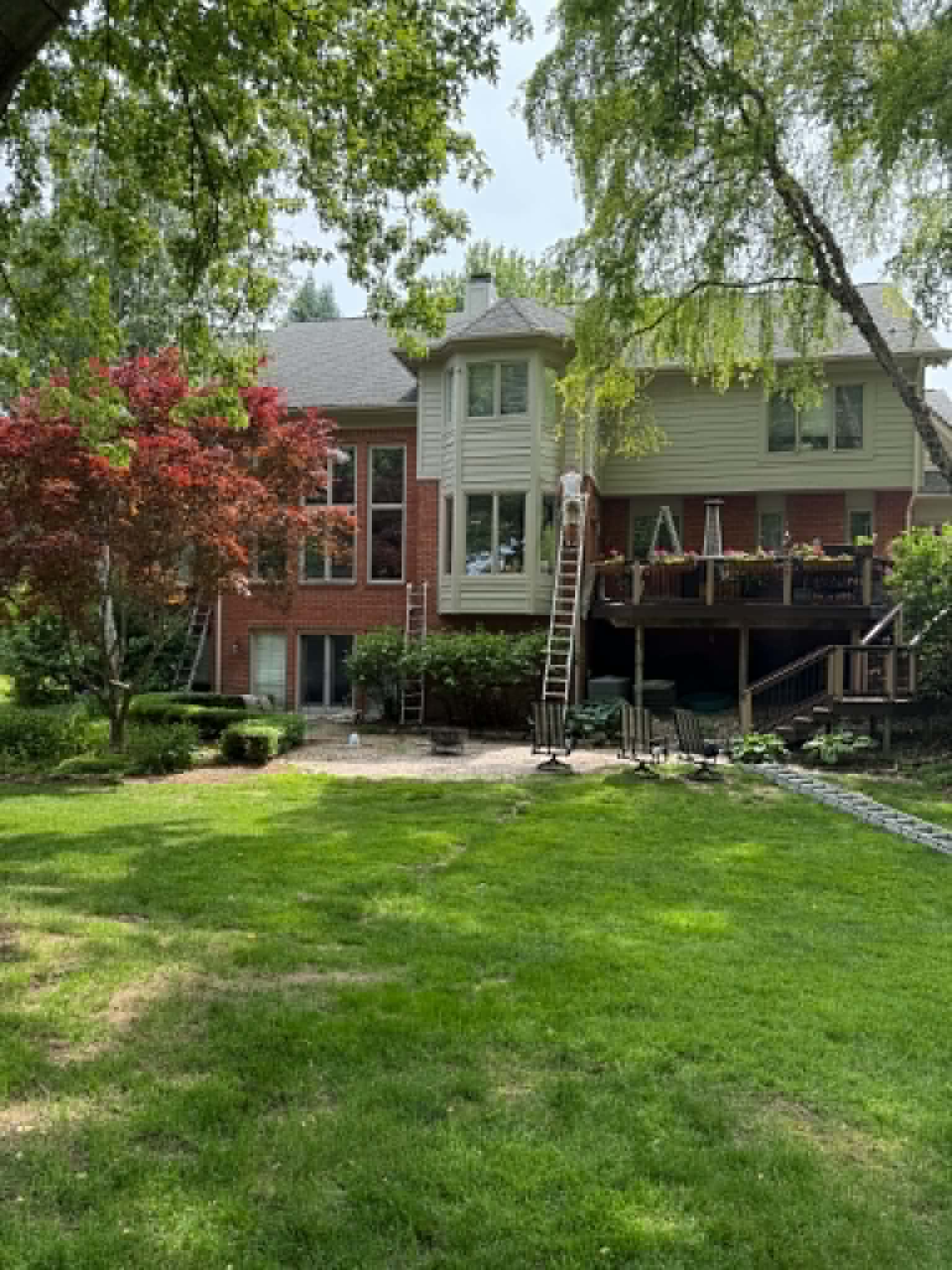 Painting project in Huntington Woods, Michigan