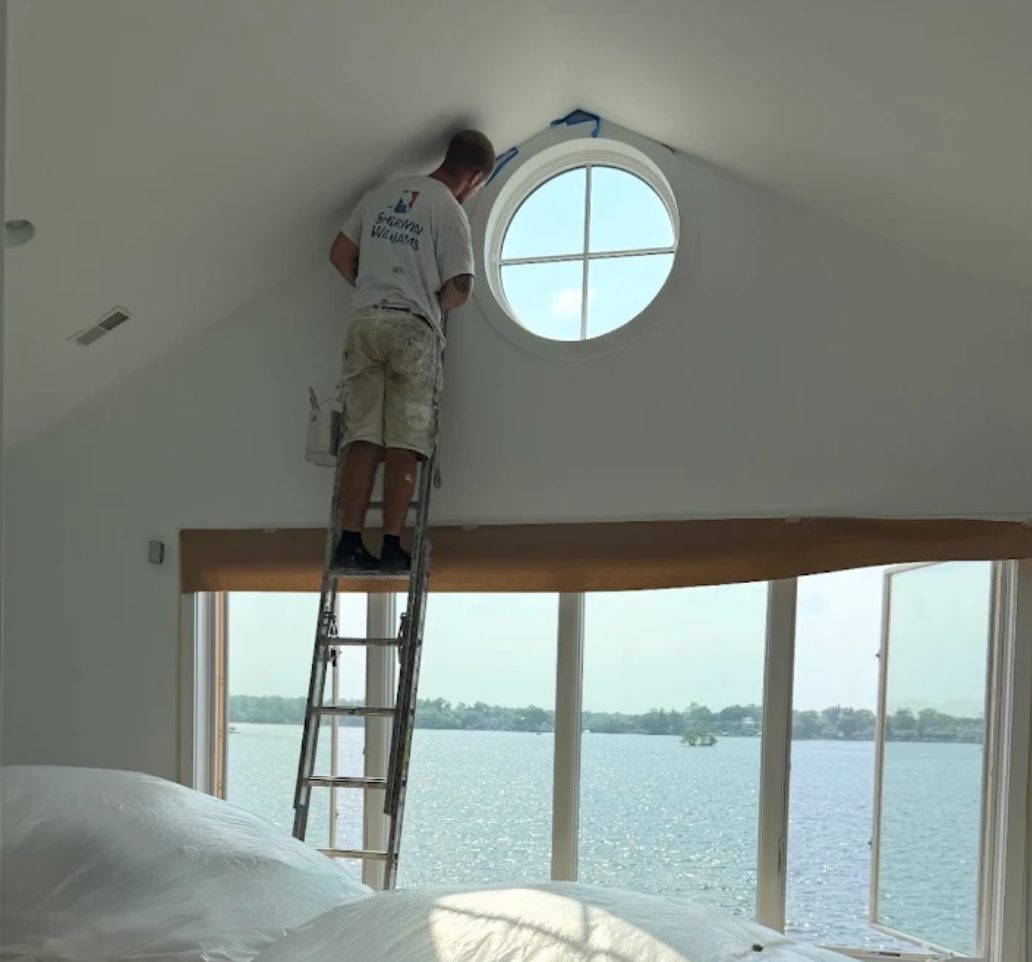 Interior painting project in Lake Orion, Michigan