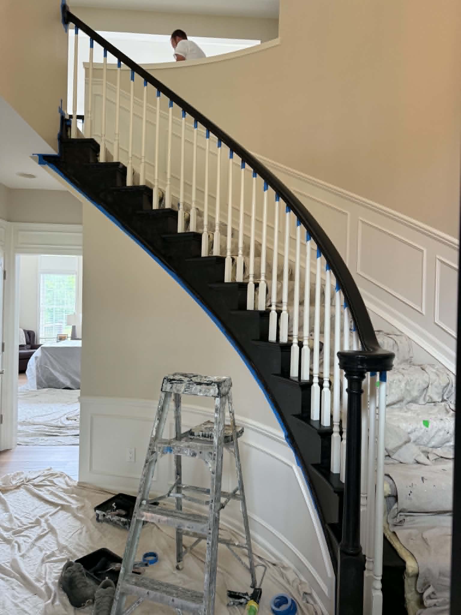 Painting project in Lathrup Village, Michigan