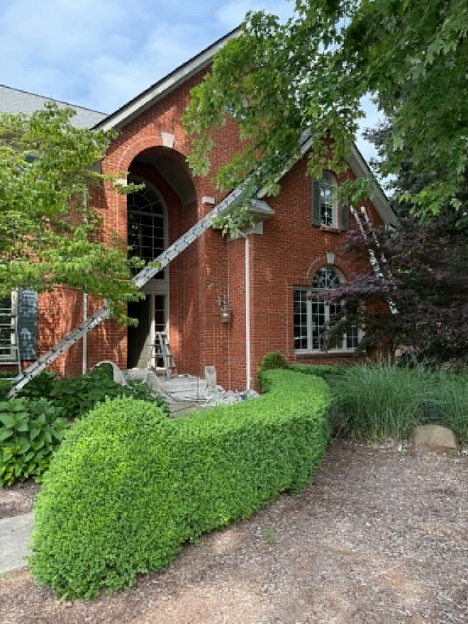 Painting project in Metamora, Michigan