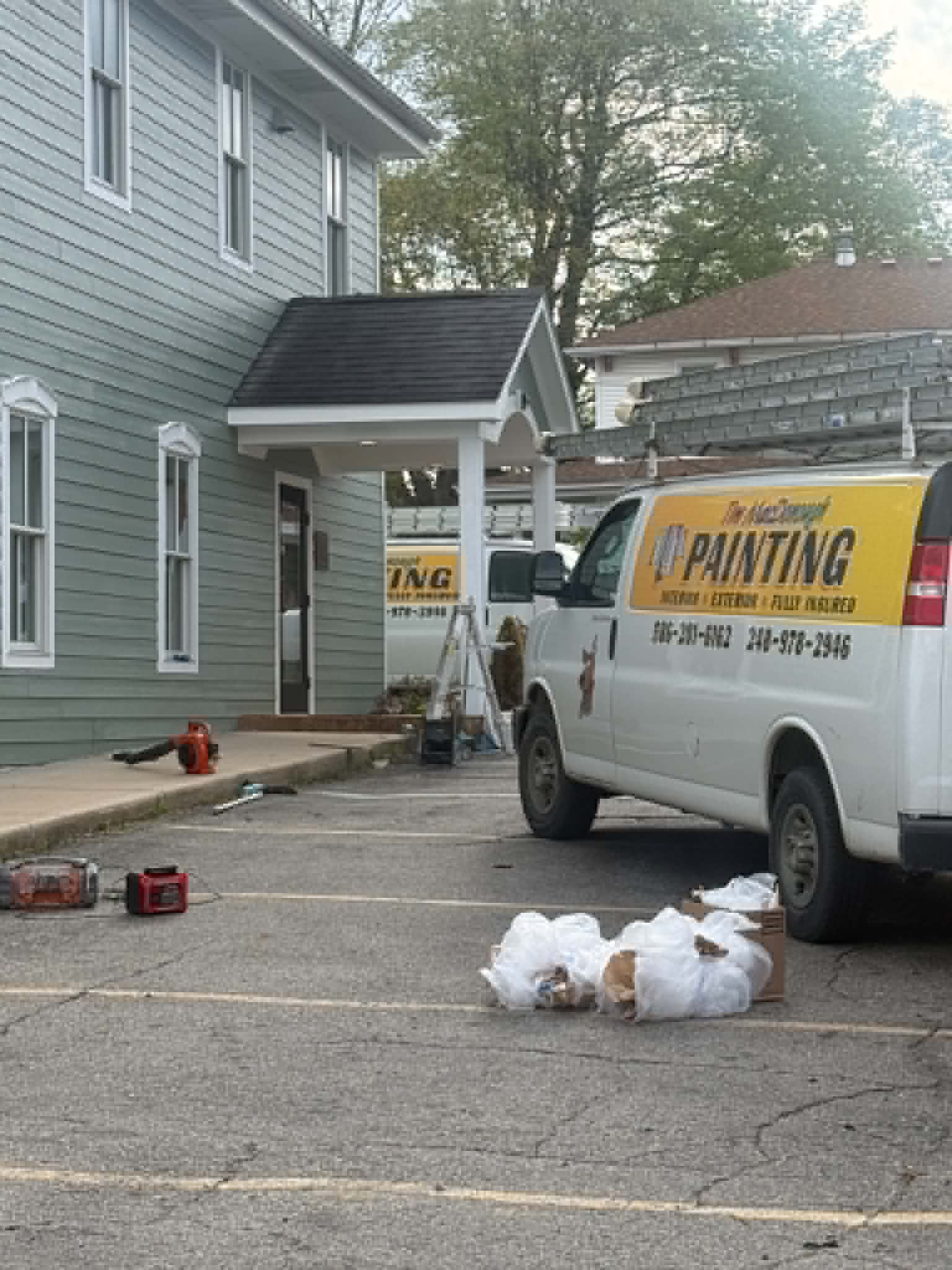 Painting project in Troy, Michigan